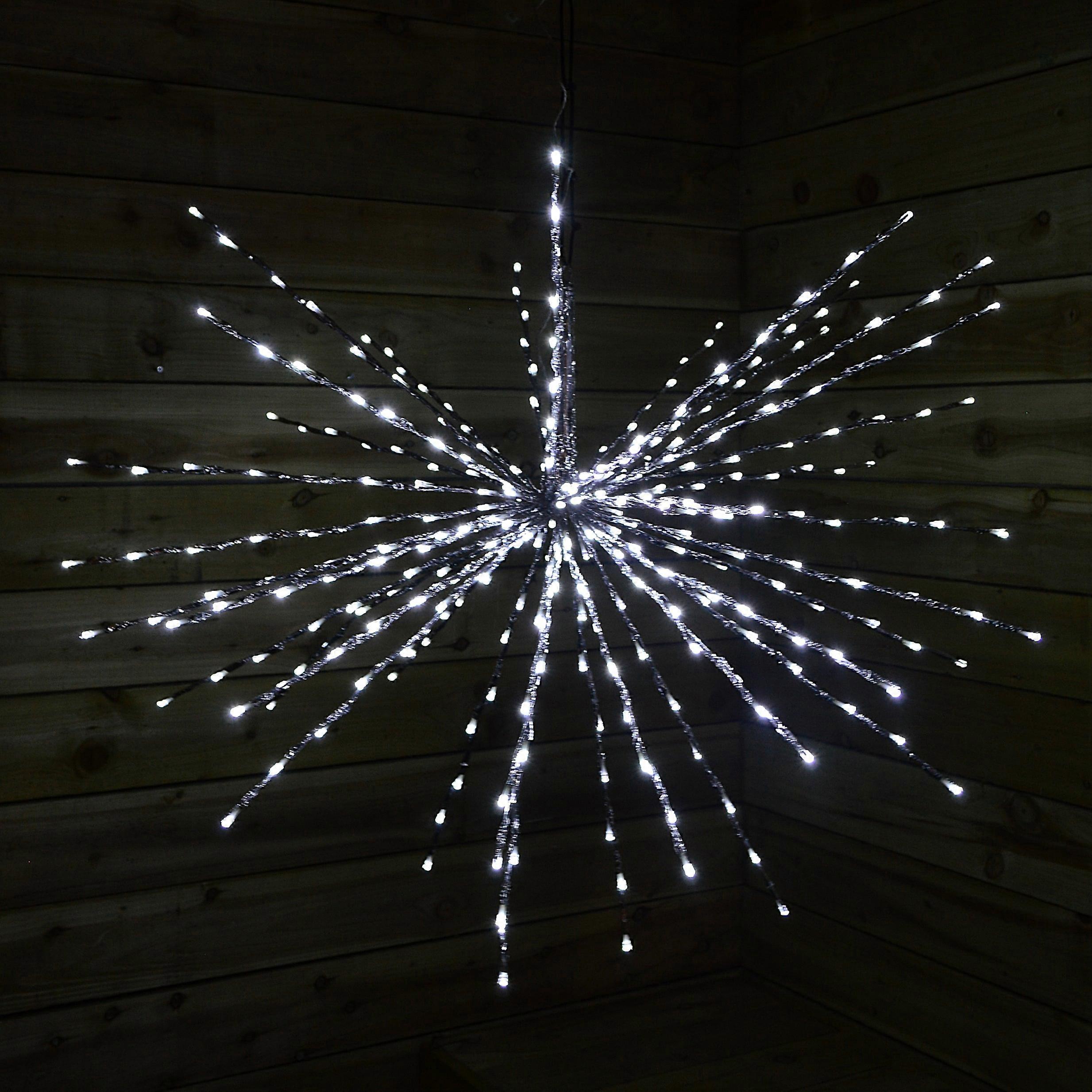 Lumineo 1m Led Polestar Lights - 320 Cool White Lights - 5 Speed Flowing Effect