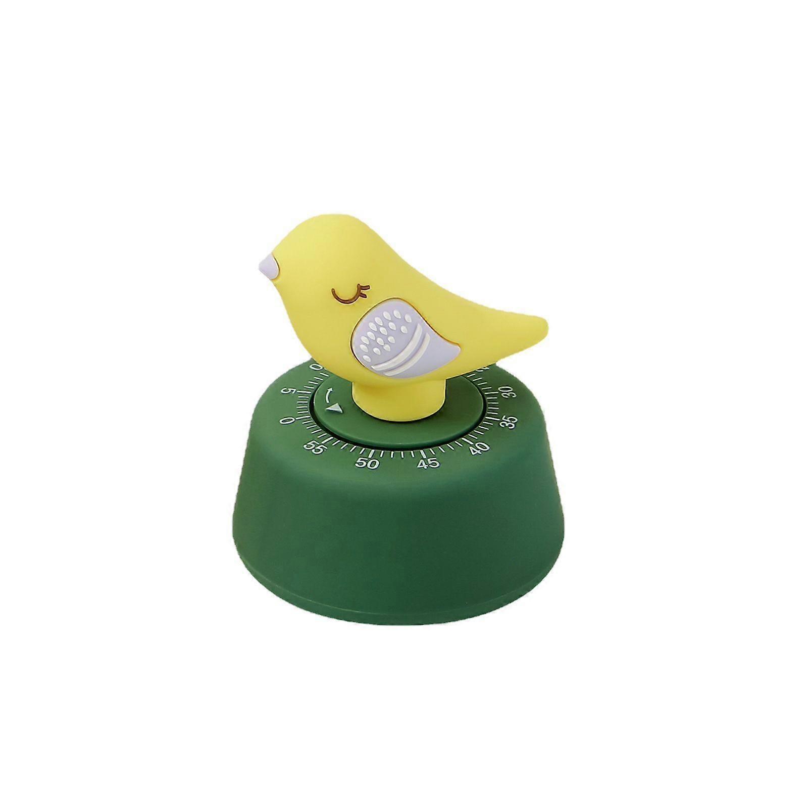 Kitchen Timer - Countdown - 60 Minutes - Mechanical Reminder - Green