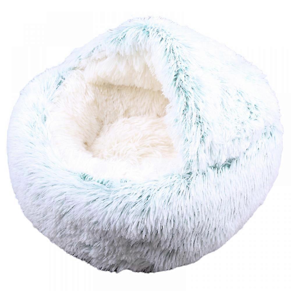 Long fur round with lid kennel cat nest scraping bottom style inner fabric style long fur style