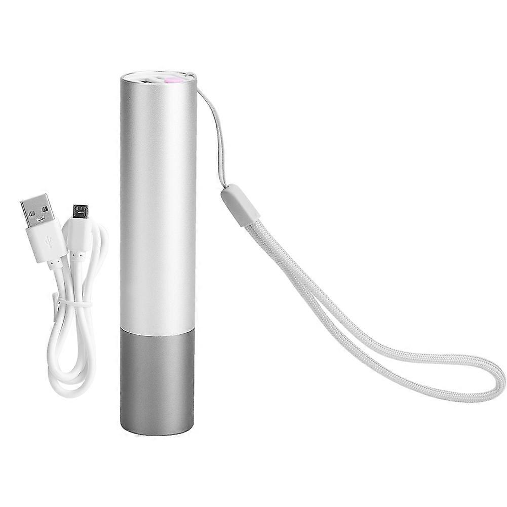 Rechargeable LED Torch with Power Bank Function, USB Rechargeable, Lightweight Design, Portable and Bright