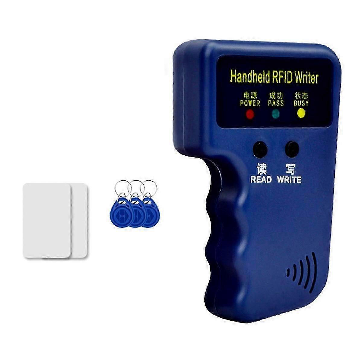 125Khz RFID Card Reader+3 Keyfobs+2 Cards Kit Copier Writer Duplicator Programmer ID Card Copy EM43 e