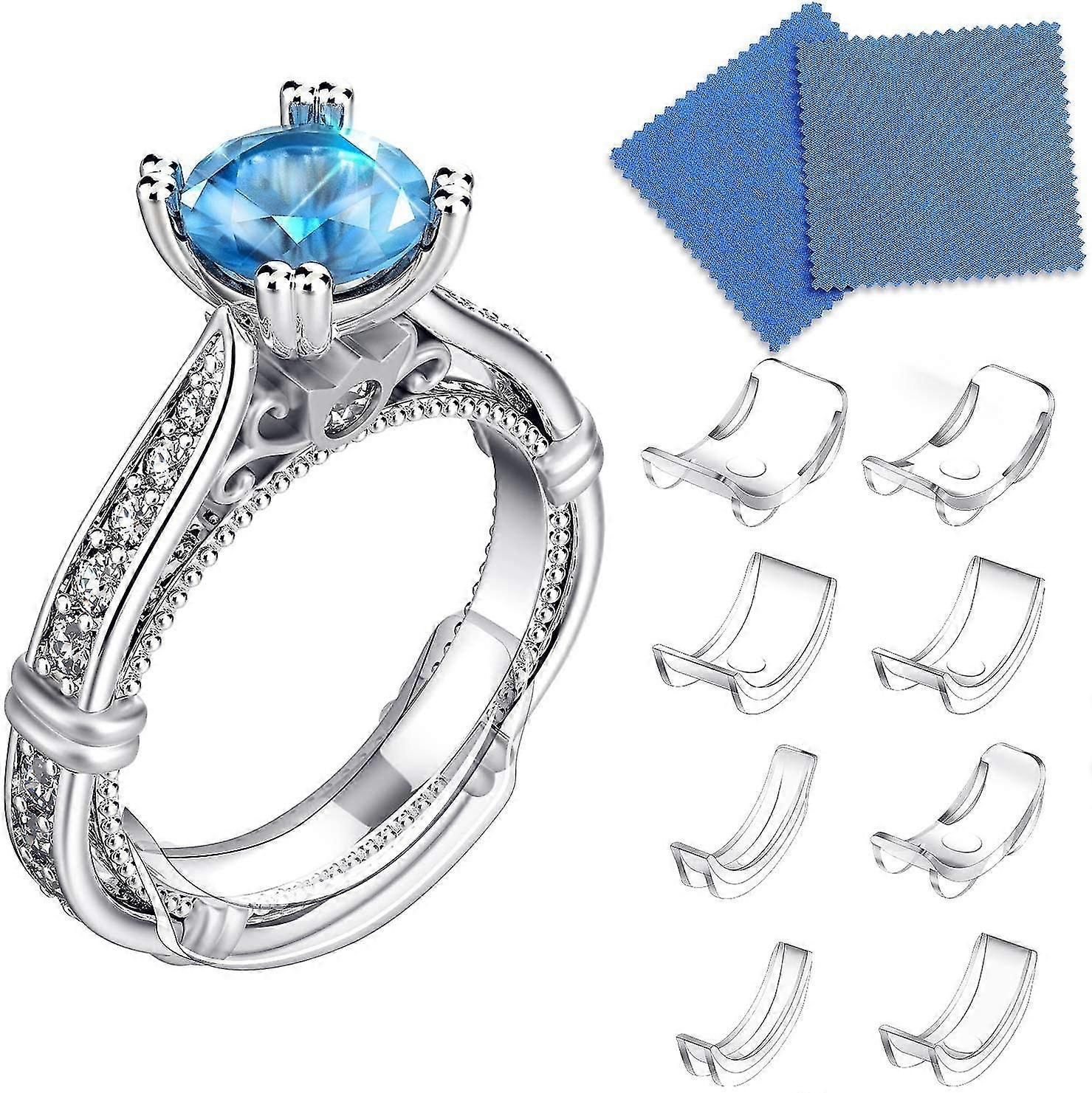 16 Packs Ring Size Adjuster Invisible Ring Size Adjuster For Loose Rings Ring