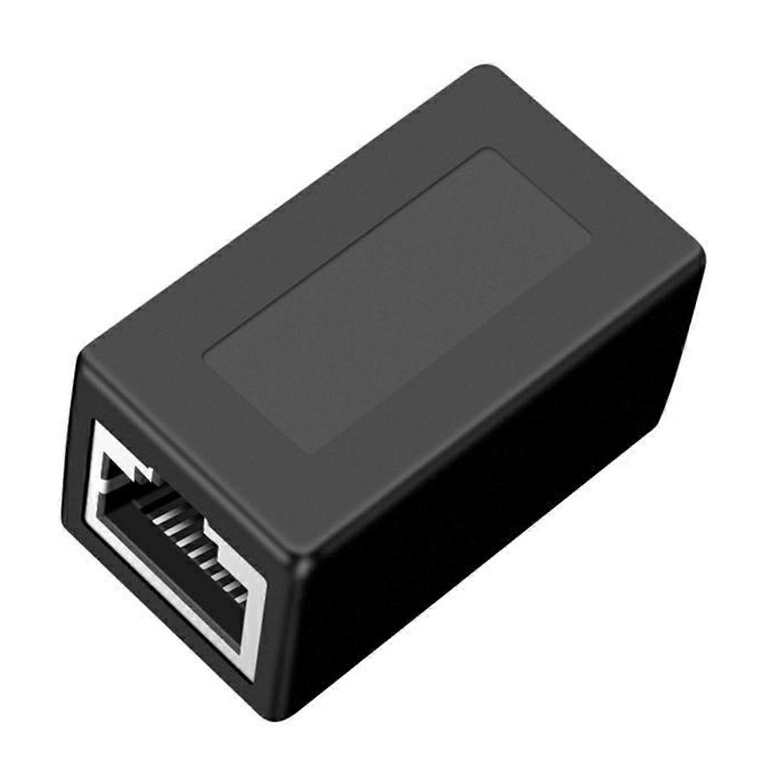 RJ45 Gigabit Connector Professional Efficient High Speed RJ45 Coupler Ethernet Cable Extender for Ne