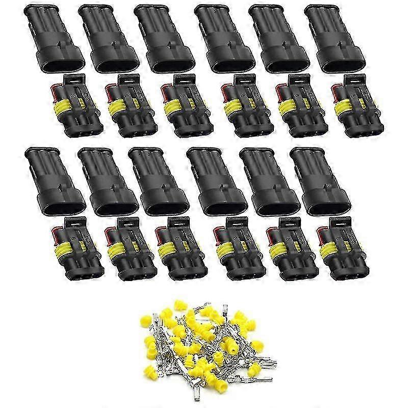 Autojen 3-nastaiset vedenpitävät sähköliittimet 1,5 mm:n sarjan liitinliittimet ajoneuvokäyttöön