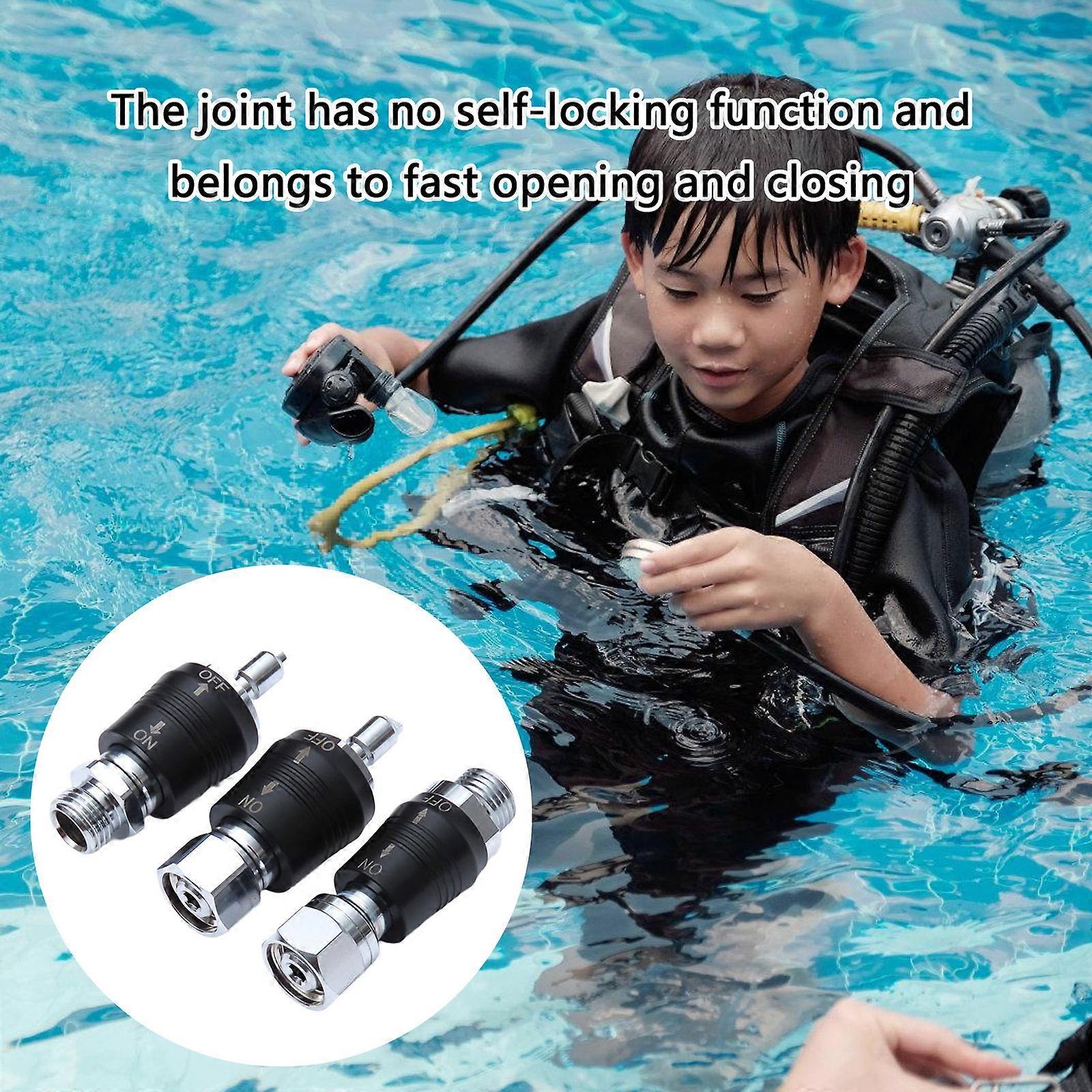 9/16 Thread Connector With Switches Medium Pressure Scubas Diving ...