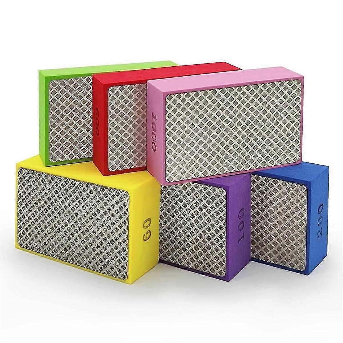 وسادات تلميع الماس ، كتل رملية ماسية للبلاط والرخام والمعادن ، 60 ، 100 ، 200 ، 400 ، 600 ، 1000