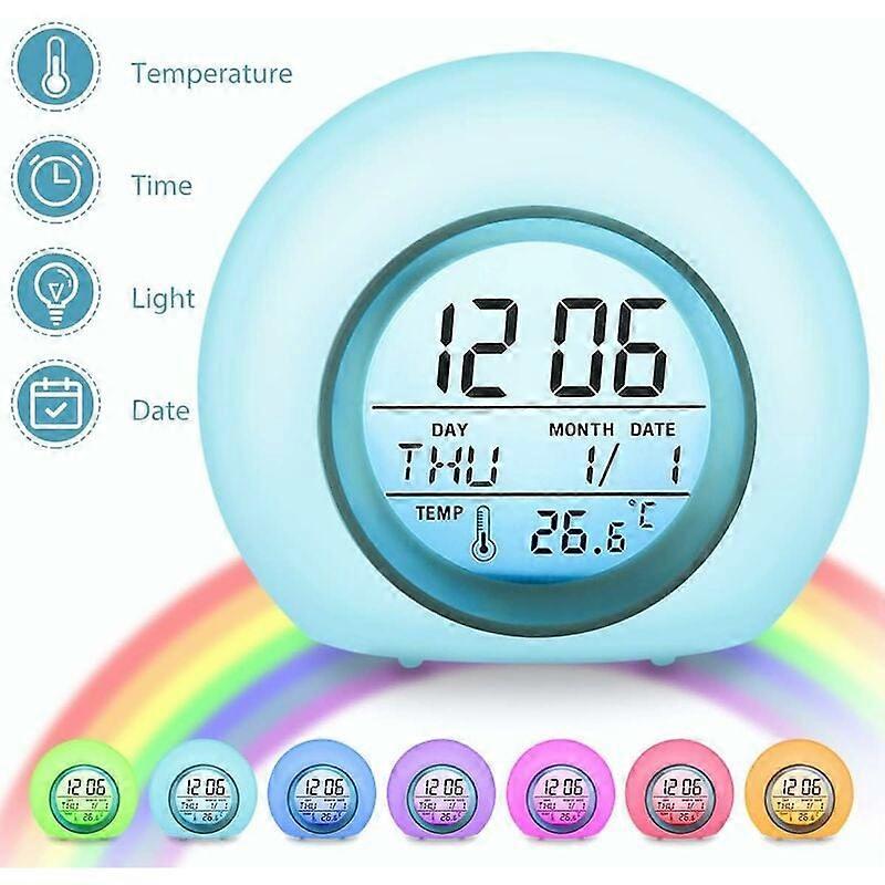 Snooze Function Digital Alarm Clock With Calendar And Temperature Detection
