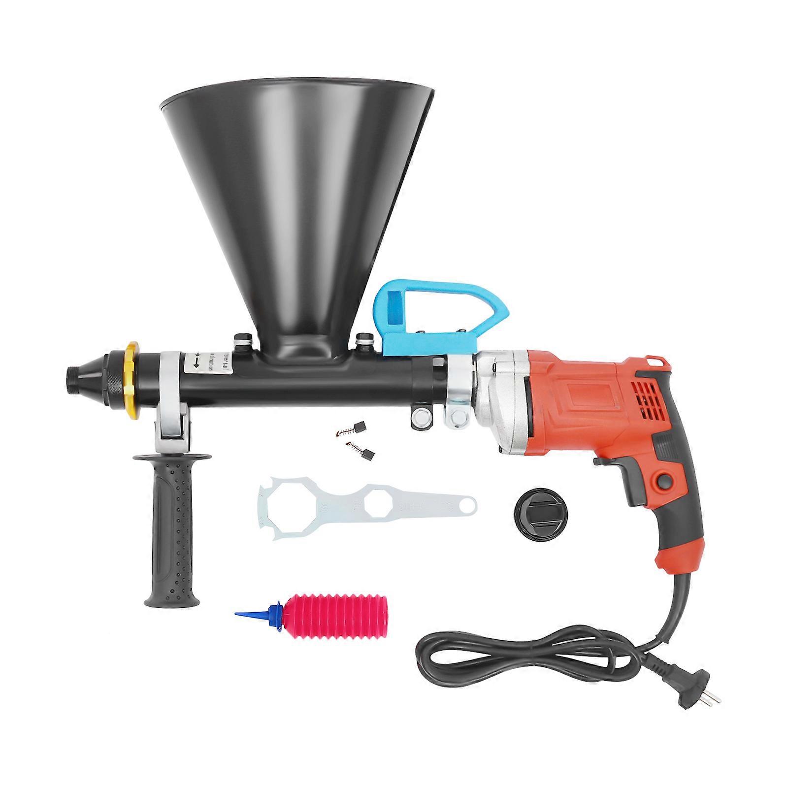 700W Electric Semi-automatic Large Capacity Grouting Tool Cement Mortar Caulking Gun Replaceable Nozzles