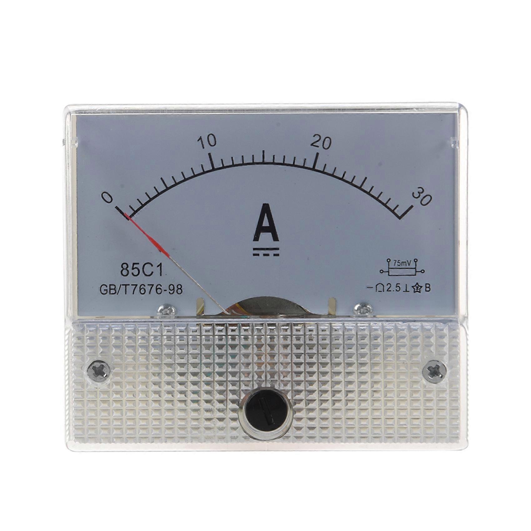 85C1 Analog Current Panel Meter DC 30A AMP Ammeter