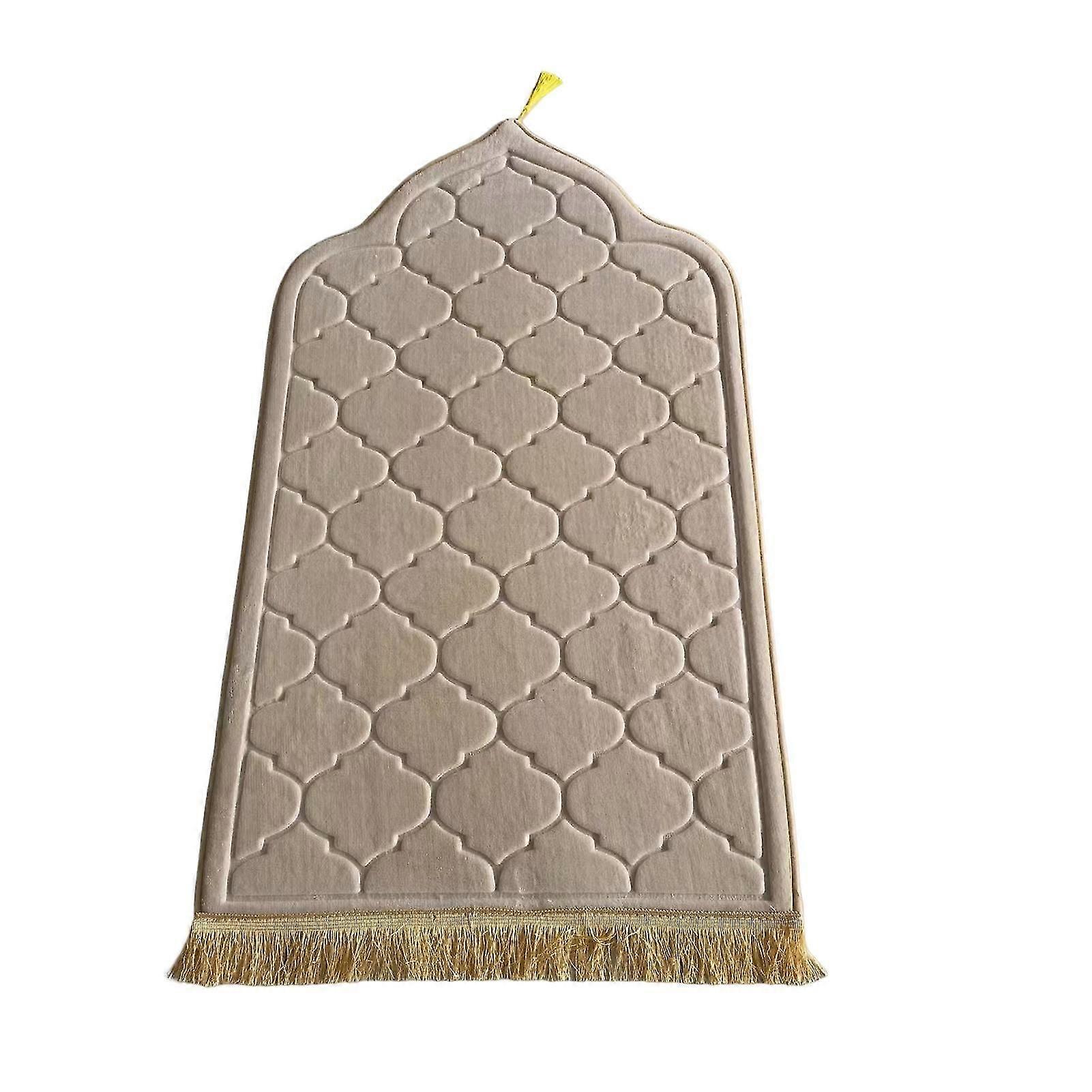 Embossing Process Muslim Prayer Rug Foldable And Portable Prayer Mat For Effectively Protecting Knees