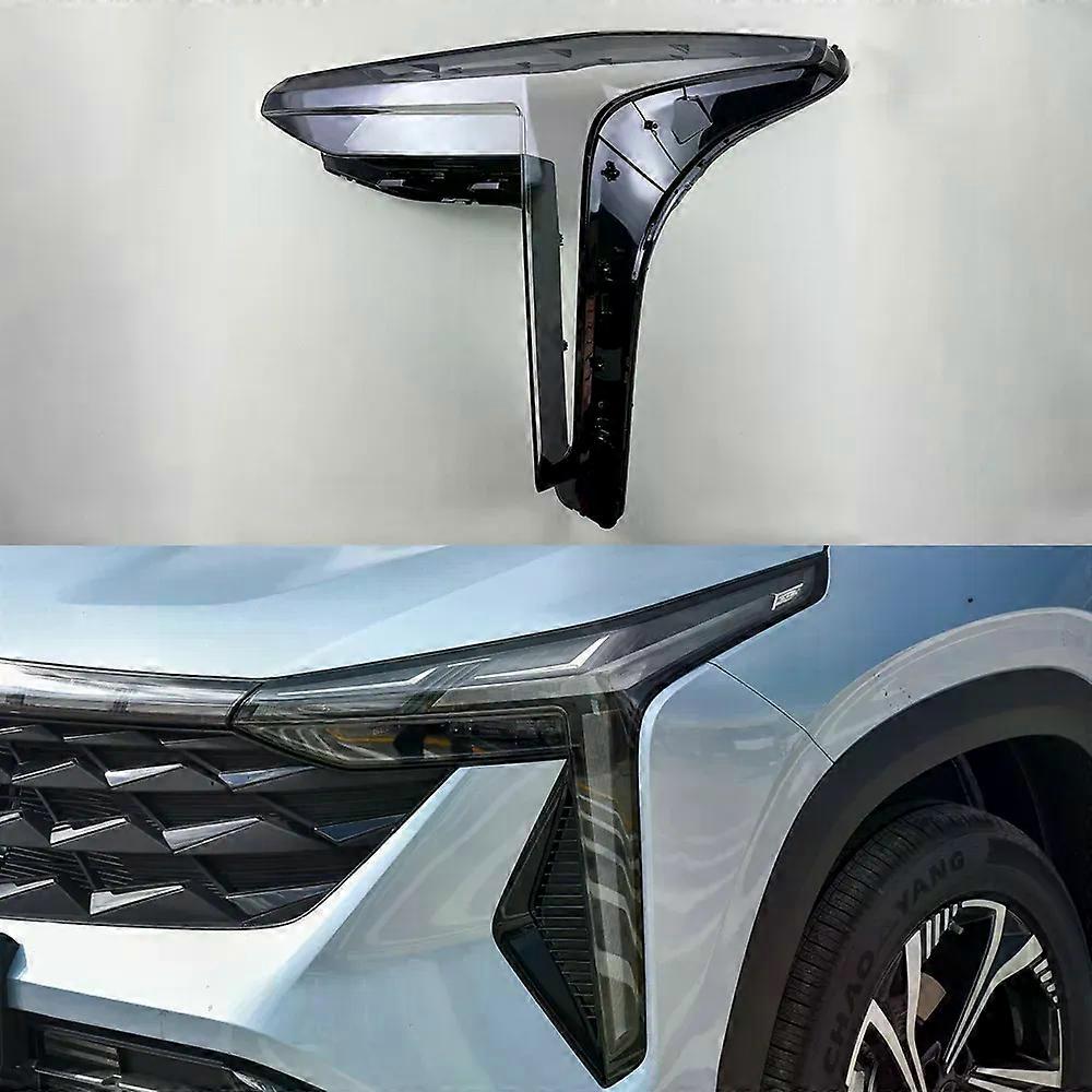 For Geely Boyue COOL 2023 Headlamp Shell Headlight Cover Transparent Lamp Shade Lens Plexiglass Replace Original Lampshade