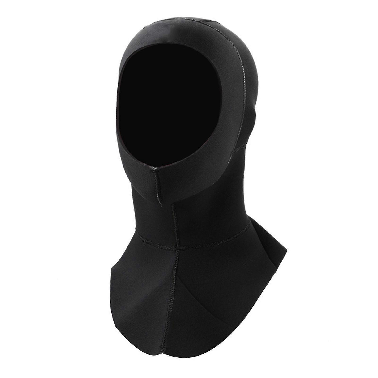 Keepdiving 3MM النيوبرين دافئ الغوص غطس كاب غطاء الرياضات المائية ملحق (أسود L)
