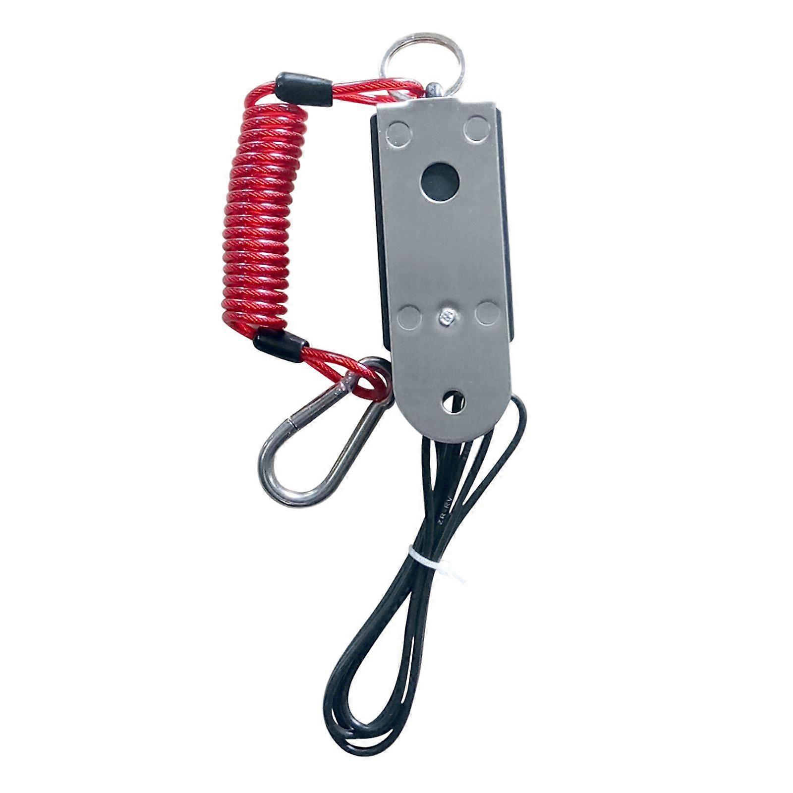 Trailer Brake Controller Switch Emergency Breakaway Coiled Cable For Rv Towing