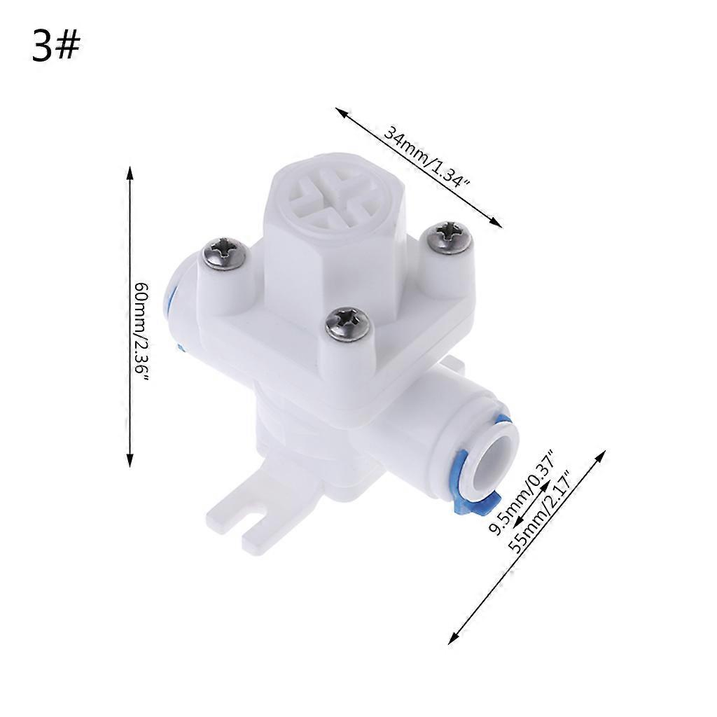 Water Purifier Pressure Reducing for Valve RO System 1/4" 3/8" Hose Quick Connec three eighths