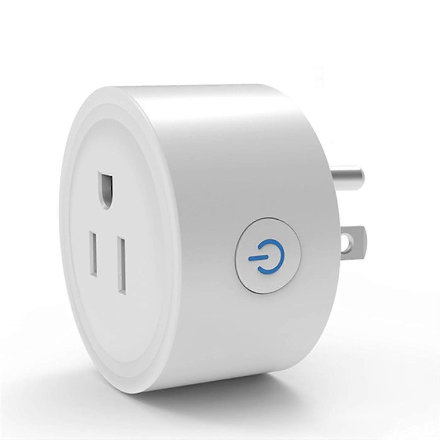 Google Home Assistant 10A WiFi Outlet Socket Compatible with Alexa  Remote Control with Voice Control Smart Mini Smart Plug