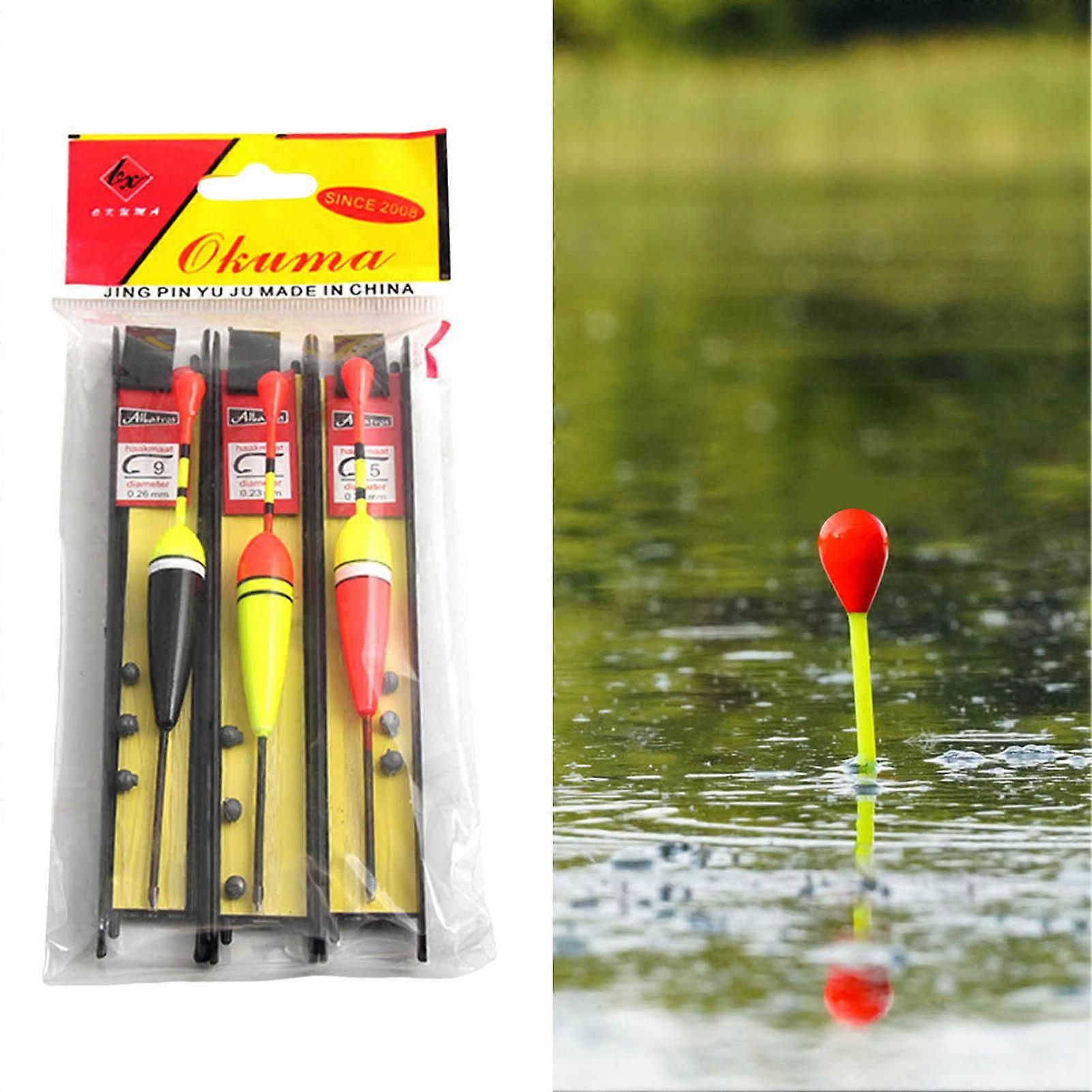 Fishing Floats Buoy Bobber Set with Creative Shape Colorful Attachment Tools