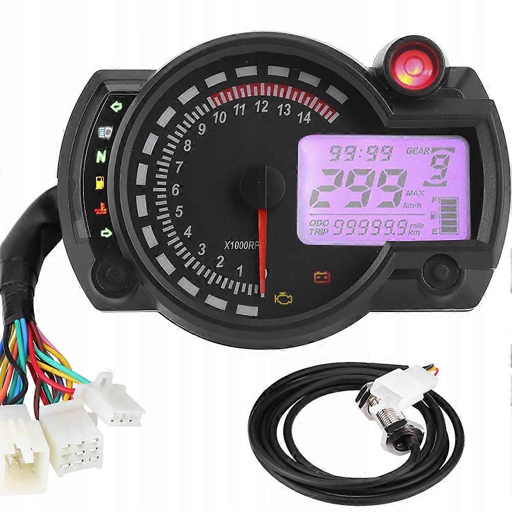 Tachometer Odometer Lcd Universal For Motorcycle