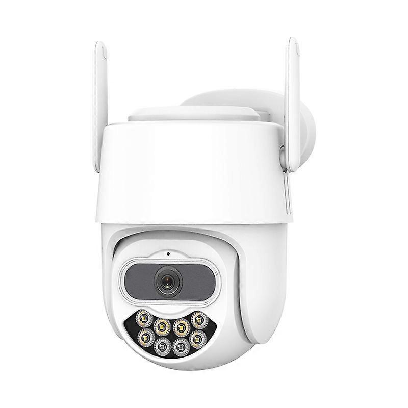 QX82 400W Dual Screen Dual Channel Synchronous Monitoring IP Camera, Plug:US Plug