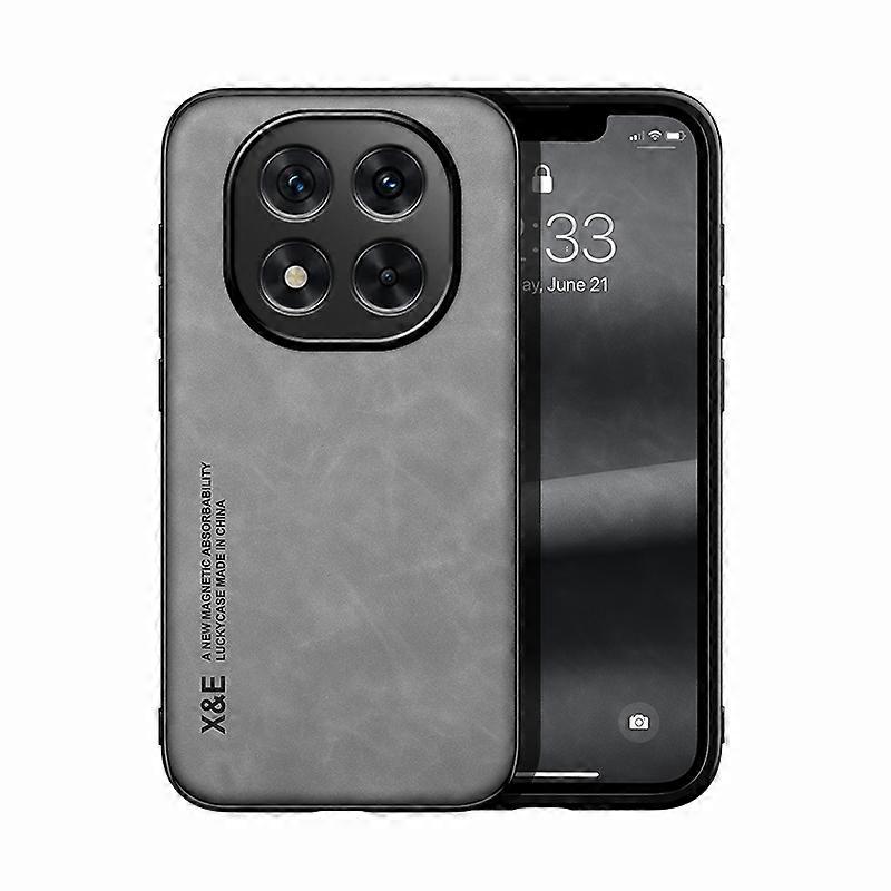 Skin Feel Magnetic Leather Back Phone Case