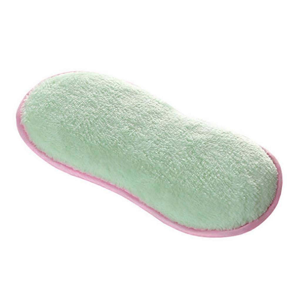 2 Side Dish Washing Brush Scrub Cleaner Sponge Kitchen Bathroom Green