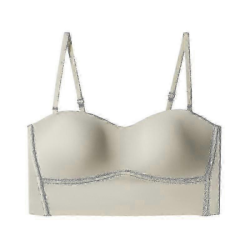 Seamless Bra Push Up Anti Slip Bra Removable Straps Underwear Without Steel Ring