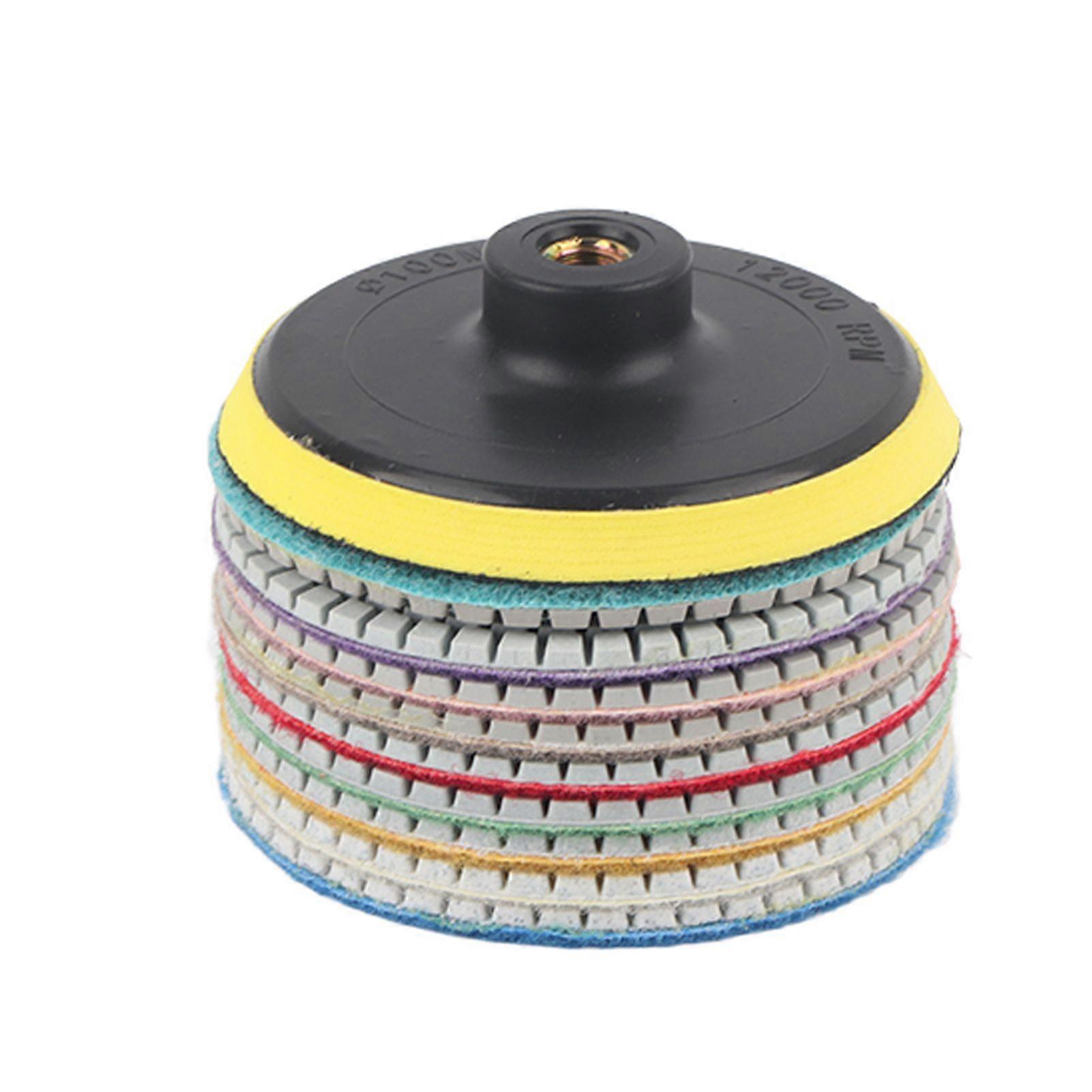 10pcs Round Diamond Grinding Cup Wheel Grinder Disc Tool Set Diameter 100mm