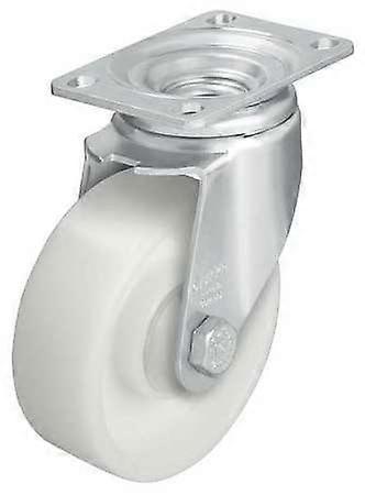 Swivel Plate Caster, Nylon, 5 in., 400 lb., Znc