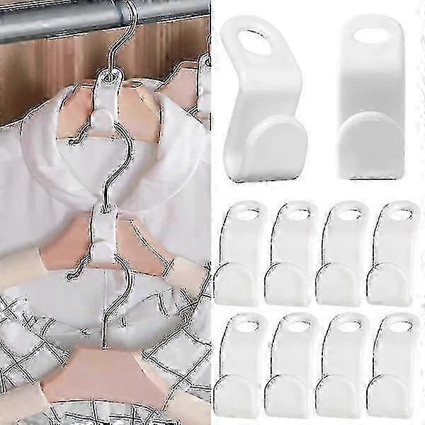 20-Pack - Clothes hanger Hook for - Save space in wardrobe hanger