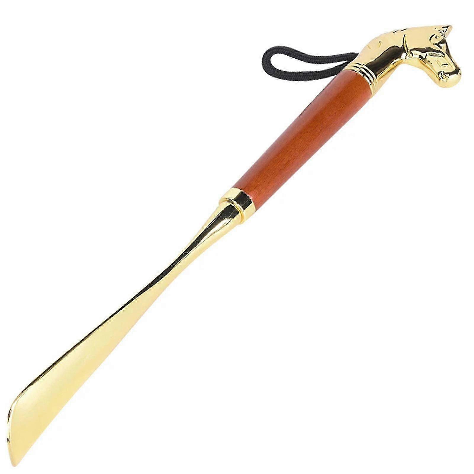 Slip Shoe Helpers Unisex Metal Long Handle Shoehorn Easy on/off Shoe Lifting Helpers for Kids Elderly