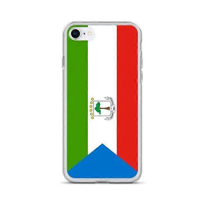 iPhone Case - Equatorial Guinea Flag - Soft - Multicolor - TPU - Transparent