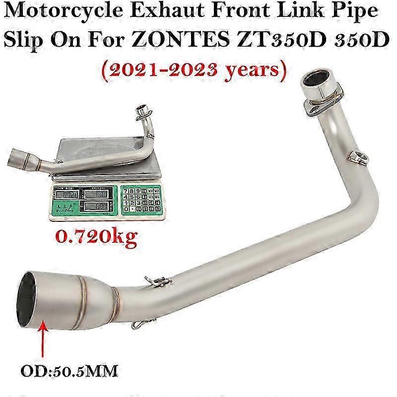 Sistema De Escape Completo Para Motocicleta Zontes, Silenciador Modificado, Conexin De Tubo De Enlace Frontal, Yoshimura Db Killer, Zt350d, 350d, 2021