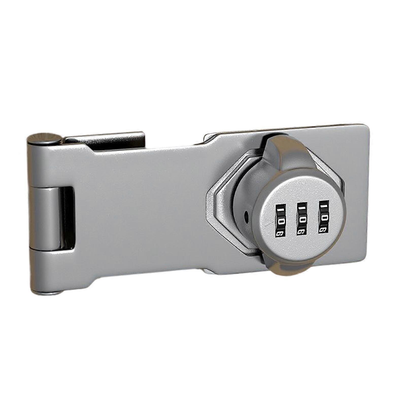 Mechanical Password Lock Hasp Locks Keyless Sliding Buckle Rotary Cabinet