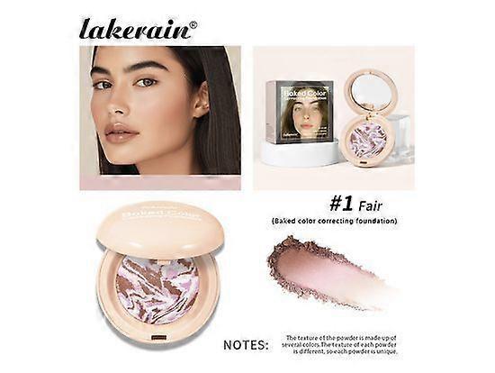 Baked Color Multi-Functional Eyeshadow Palette, Unique Color Combination with Fine Powder Texture for Hairline, Nose, Cheeks & Jawline Contouring