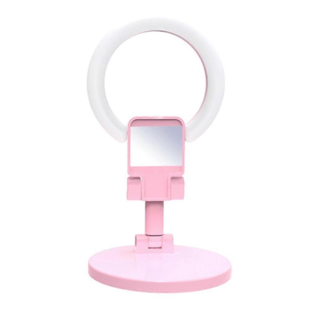 אור מילוי סלפי מתקפל נייד עם מעמד לטלפון וידאו סלפי למחשב נייד