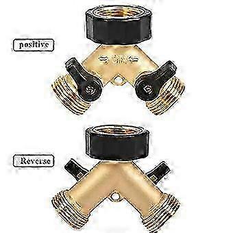 double washing machine tap 2-way Y-Distributor 3/4 Inch for 2 Appliances Connection of 2025
