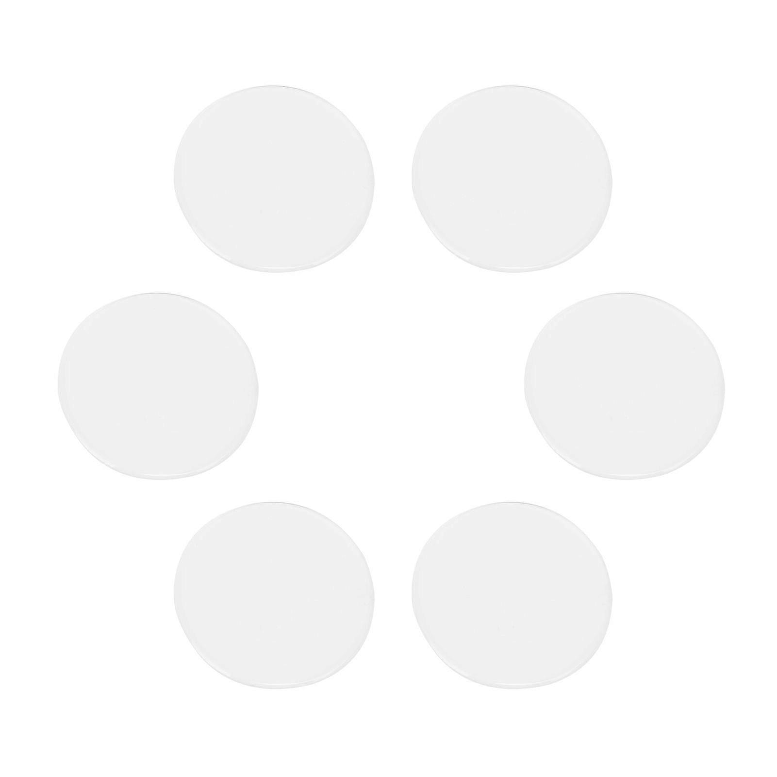 Hoge kwaliteit 6 stuks 22,5 mm-25 mm horloge-onderdelen Gereedschap Glas Plat 1,2 mm dikte...