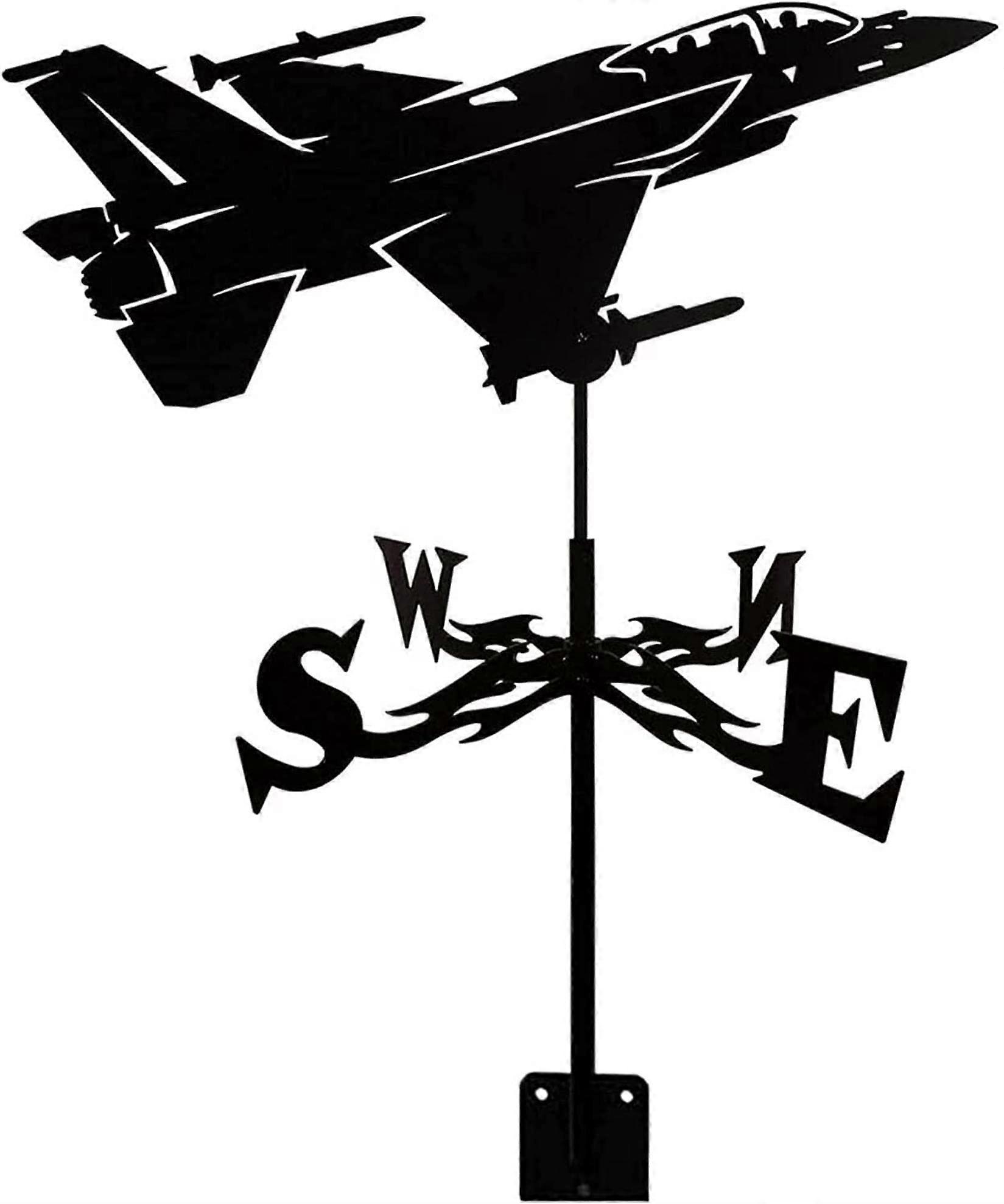 Weather vane for roof, garden, yard with wind direction indicator