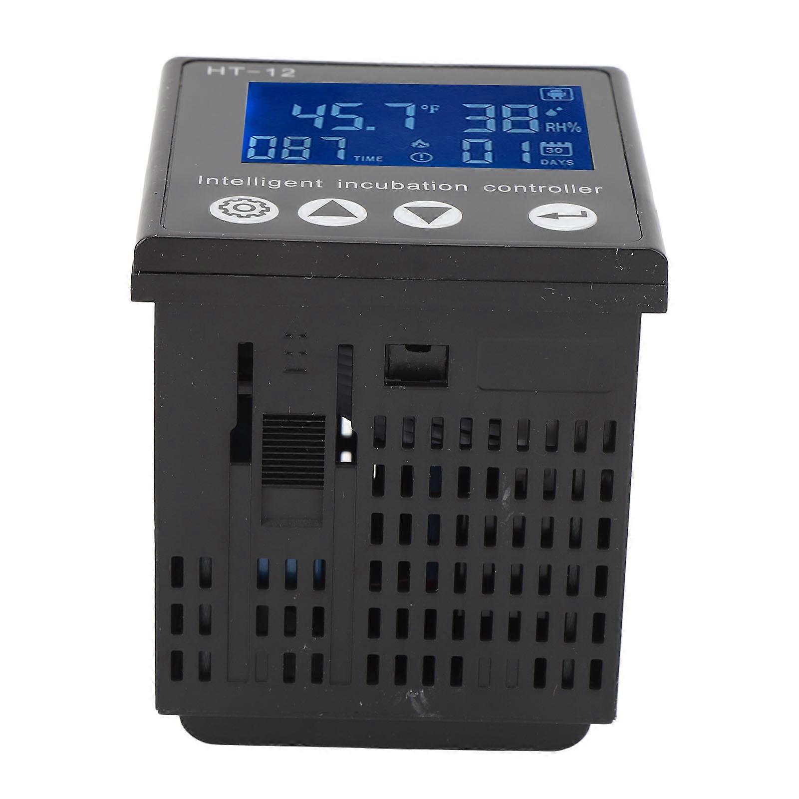Temperature and Humidity Controller LCD Digital Display Intelligent Temperature Control Meter for Breeding 