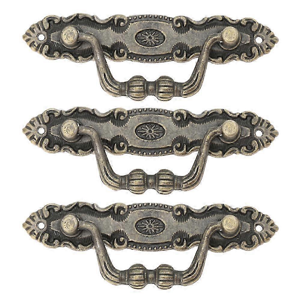 3 Pcs Closet Dresser Metal Handle Handle Knobs Closet Door Knobs Antique Cabinet Pulls Kitchen Cabin