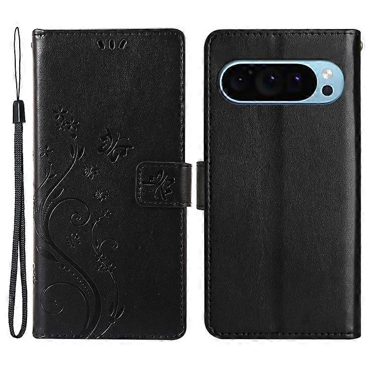 Compatible For Google Pixel 9 Case Butterfly Pattern PU Leather Wallet Phone Cover