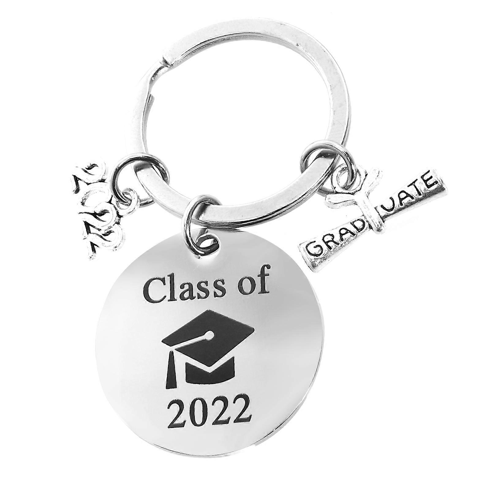 1pc Creative Key Pendents 2022 Class of Keychain Graduation Keychain Souvenir