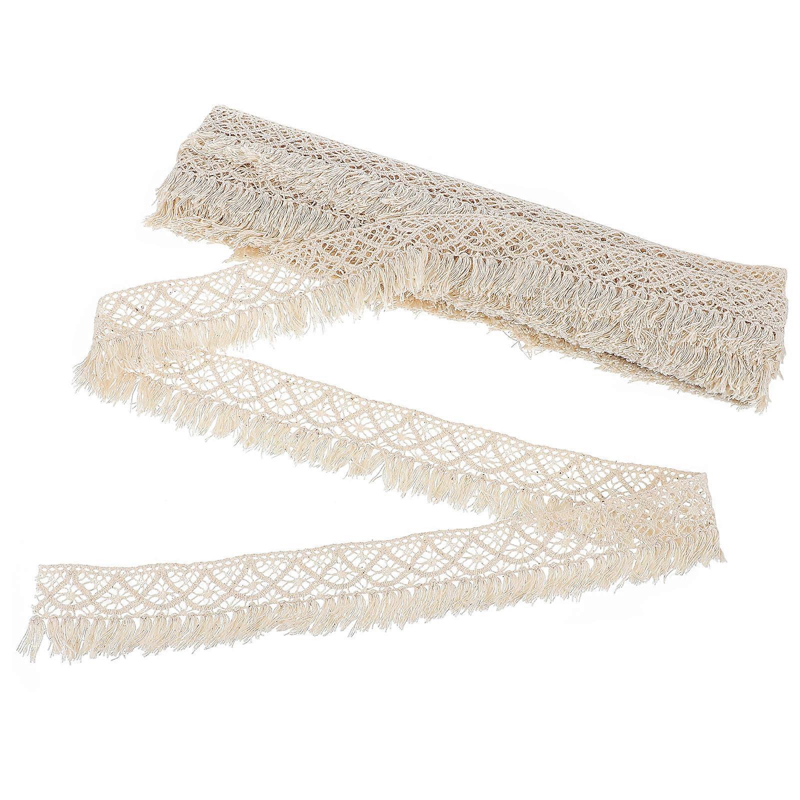10 Yards Elegant Lace Trim Floral Border DIY Craft Material