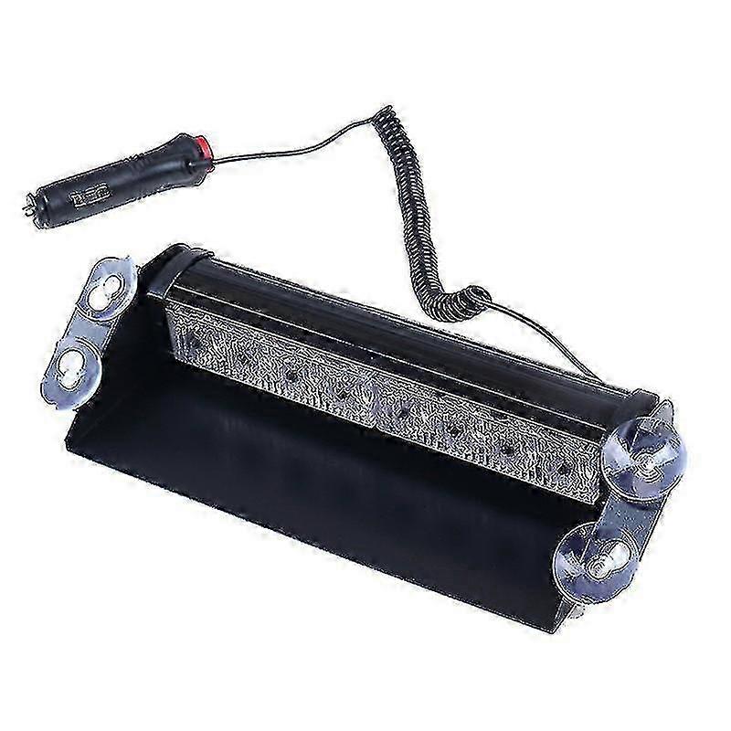 LED Emergency Strobe Light Bar for Car Truck Bus Windshield Dash with Suction Cup Holder