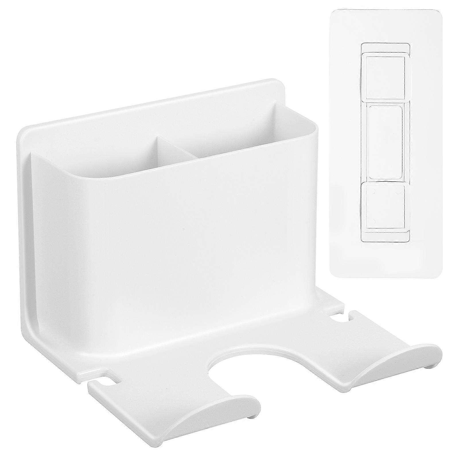 Hair Dryer Storage Solution, Adhesive Shelf for Organizing Bathroom Essentials