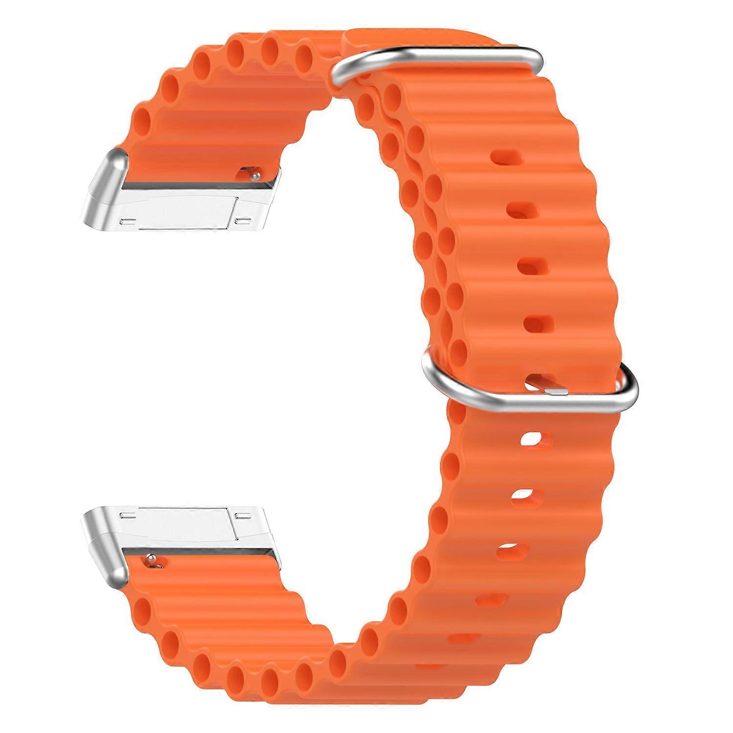 For Fitbit Sense/Sense 2/Versa 3/Versa 4 Smart Watch Band Adjustable Ocean Strap Replacement