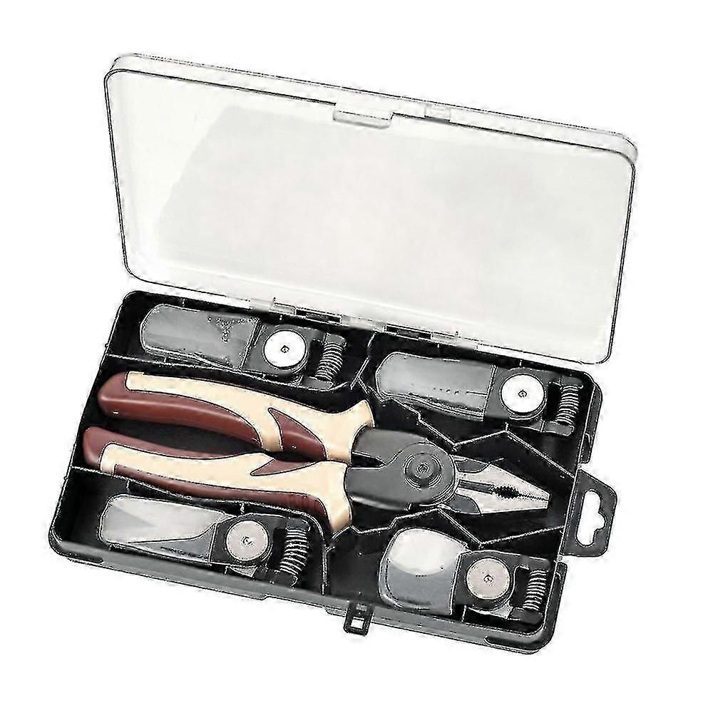 5 In 1 Versatile Tool Kit Plier Tool Set With Linesman Plier Wire Stripper Crimping Tools Sheet Met