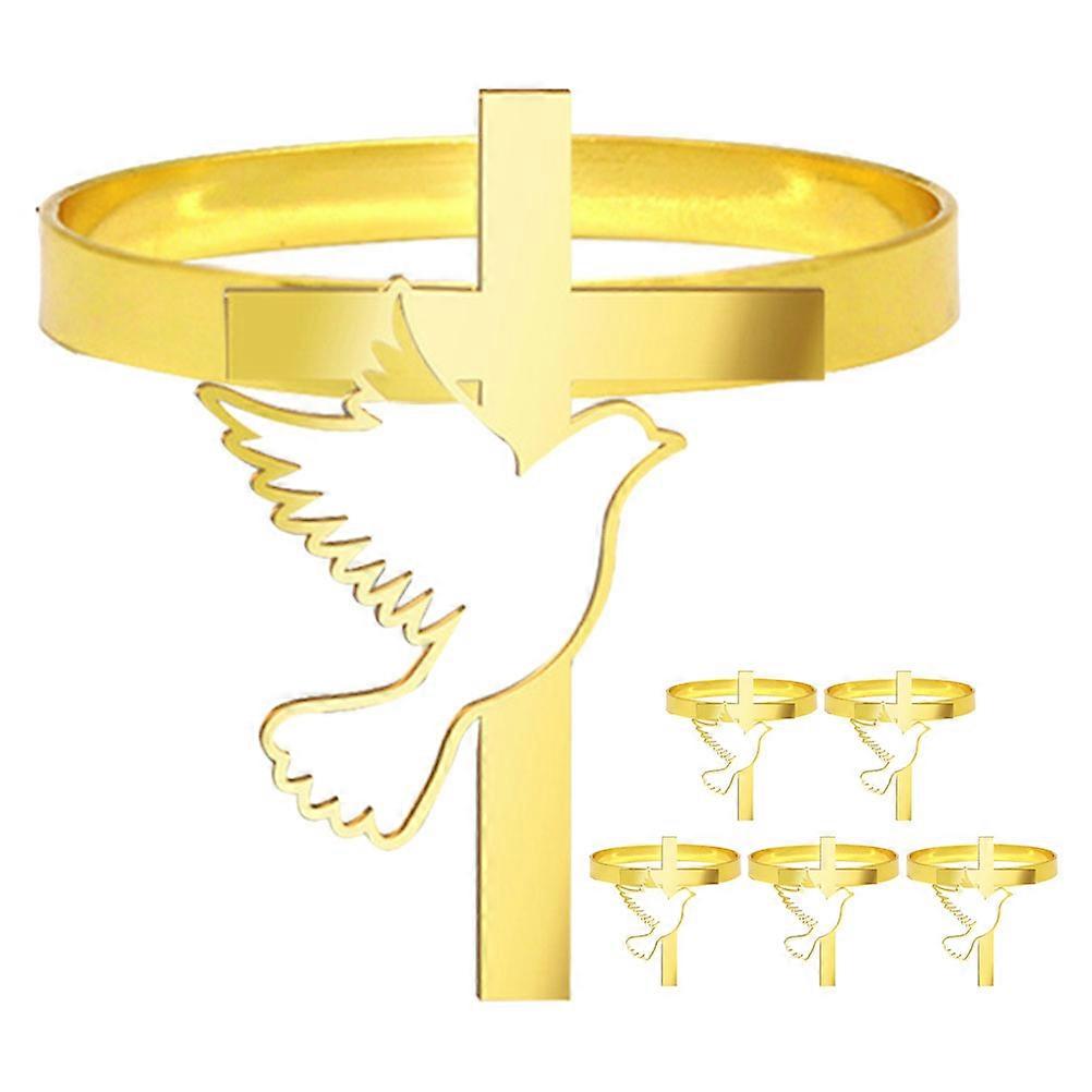 Cross Styled Napkin Rings to Elevate Your Table Setting, Alloy