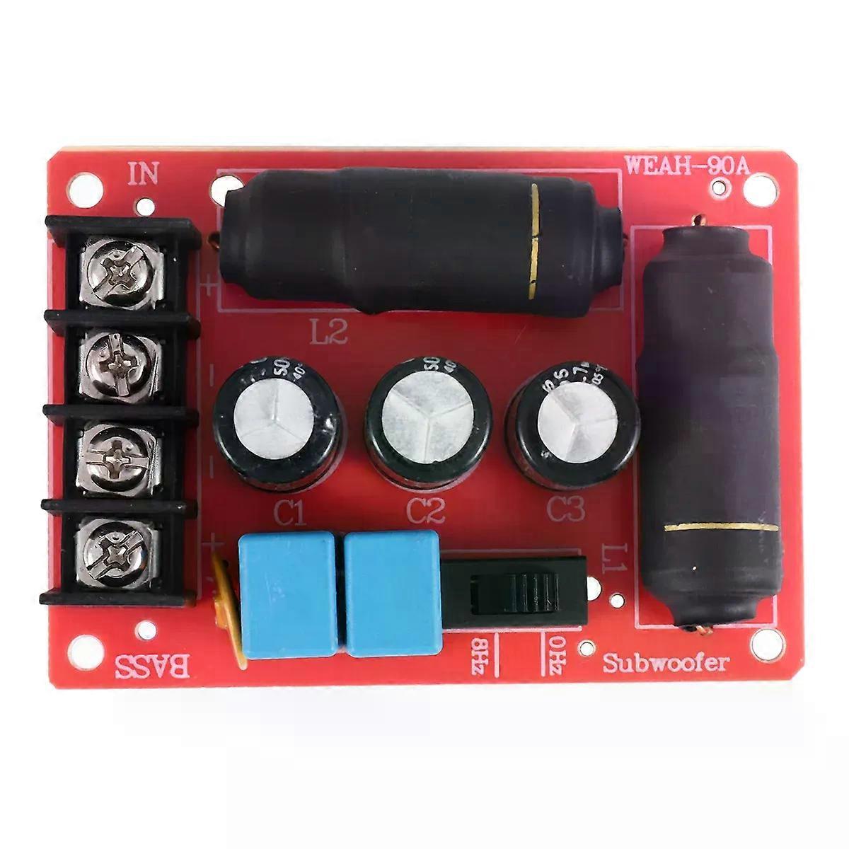 Pure Bass Subwoofer Second-Order Crossover Speaker Frequency Divider DIY Home Theater