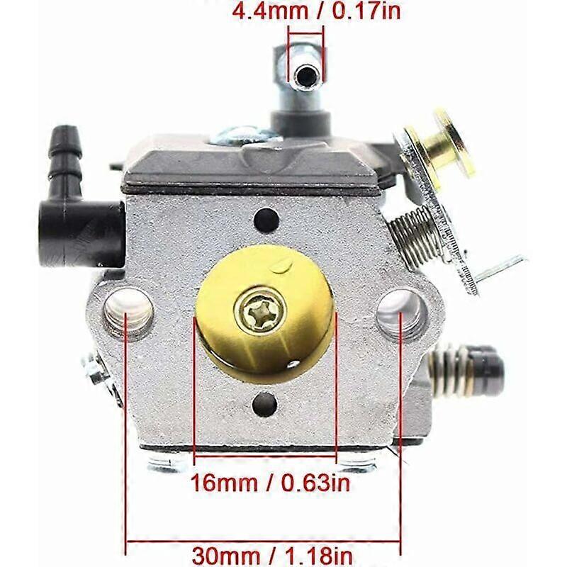 Replacement Carburetor for Stihl 028 028AV 028 Super Chainsaw, Replaces Walbro WT-16B, for Tillotson HU-40, with Gasket Air Filter Fuel Line Filter