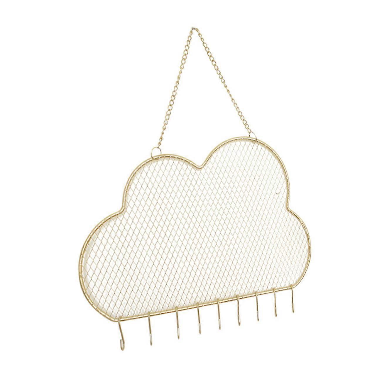 1 piece earring holder design goldcolored wall holder for jewelry storage decorative earring stand with large capacity for practical presentation